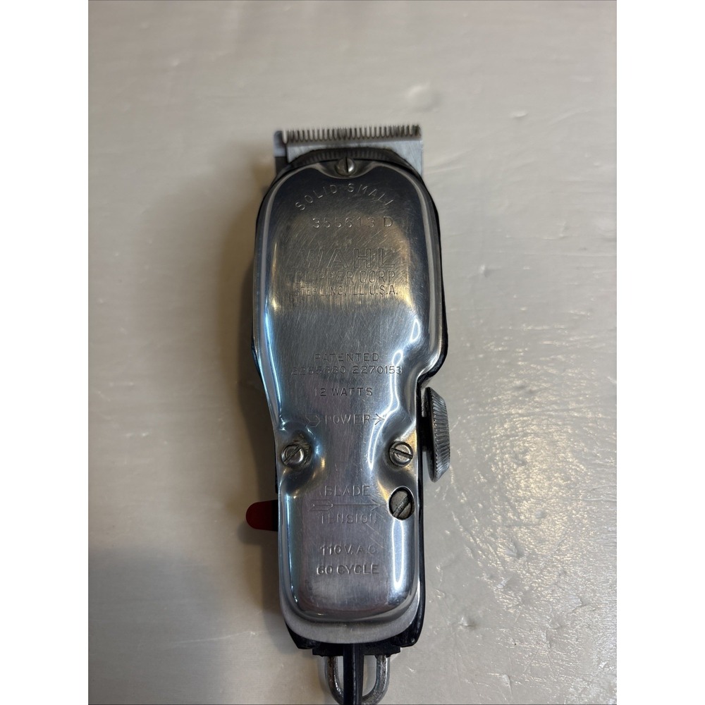 Vintage Wahl Clipper Co Taperline Corded Electric Hair Clippers Art Deco Works